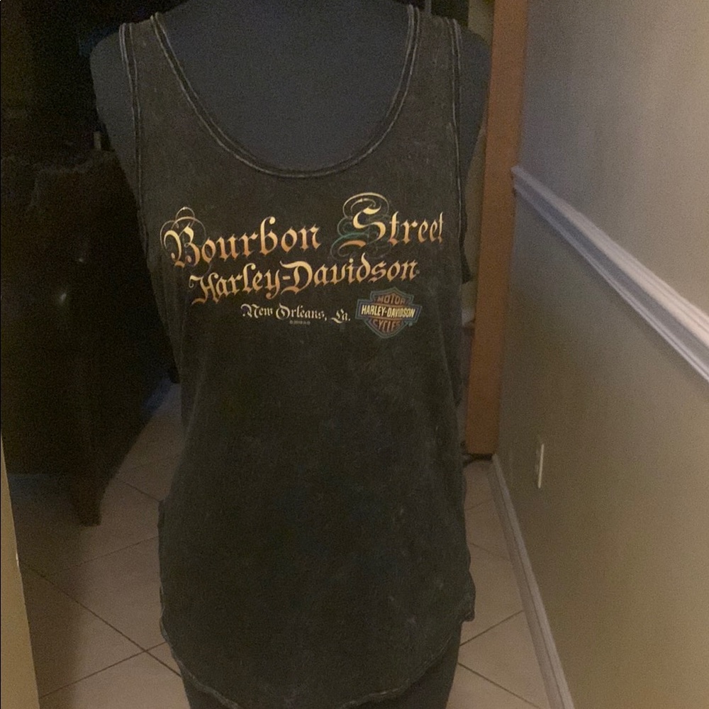 Vintage Harley-Davidson Black Tank Top